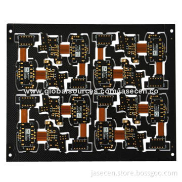 6 layer rigid-flex board with hole size of 0.25mm
